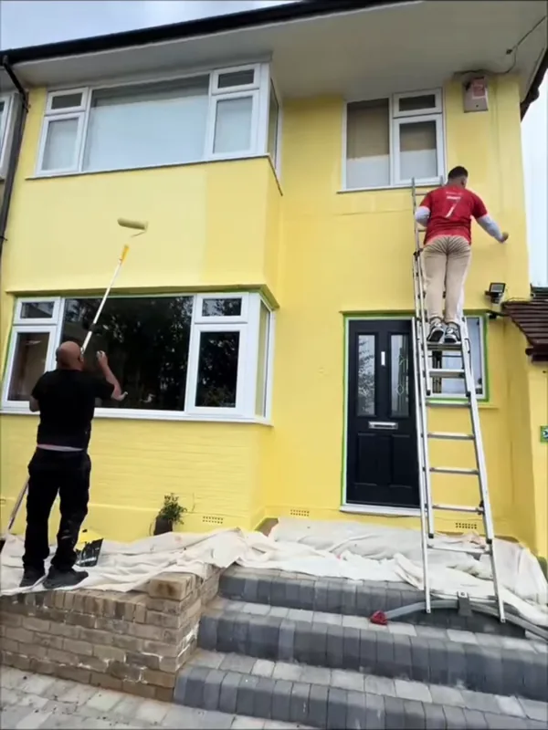 Painting the front