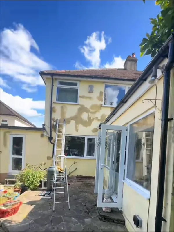 The back of the house — before