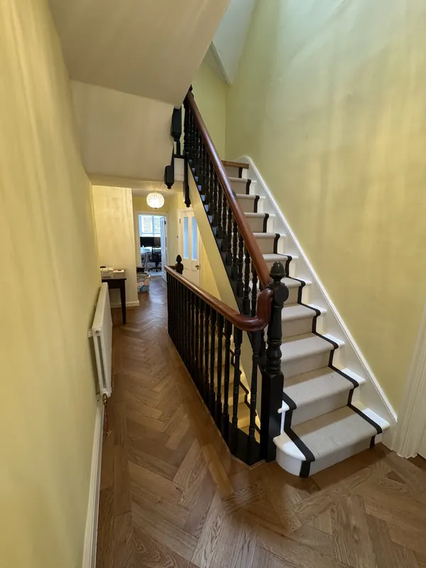 Staircase and hallway