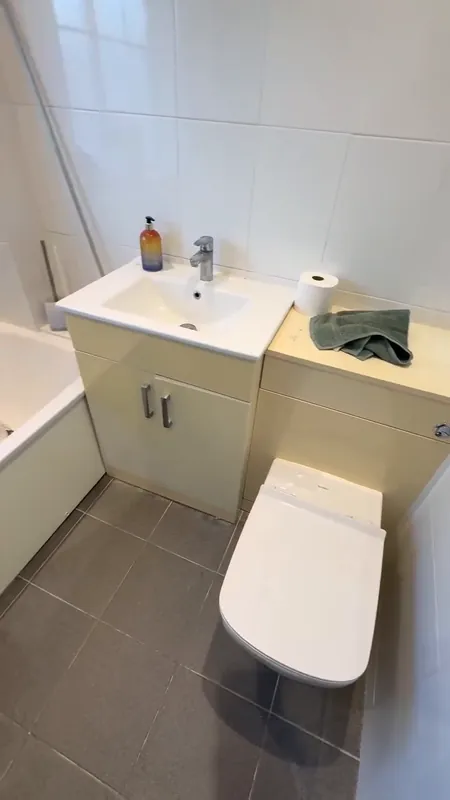 The vanity unit — before
