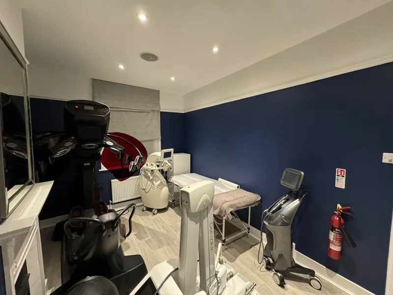 Treatment room towards the window