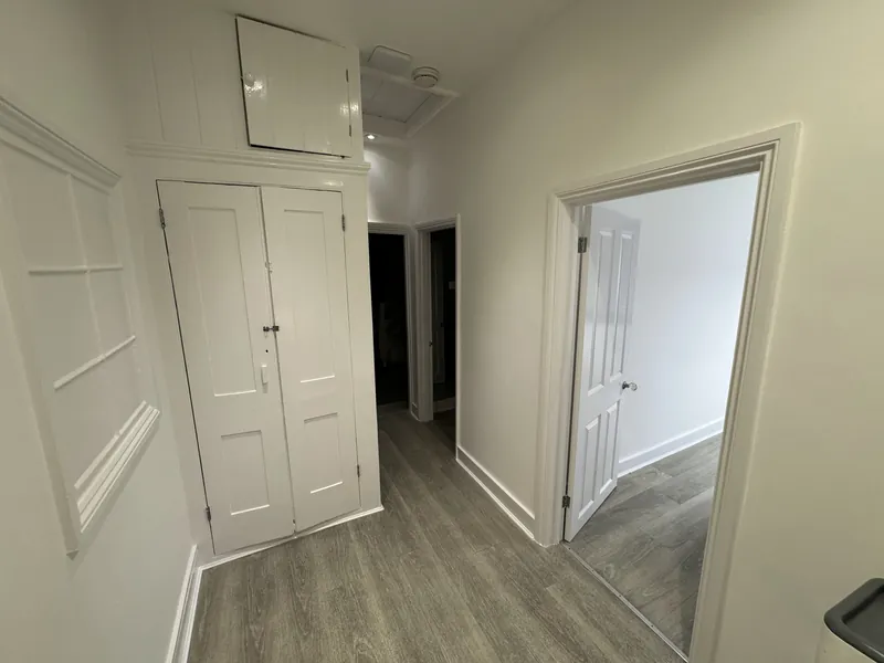 Landing and cupboard