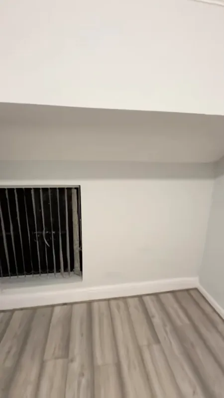 The finished bedroom