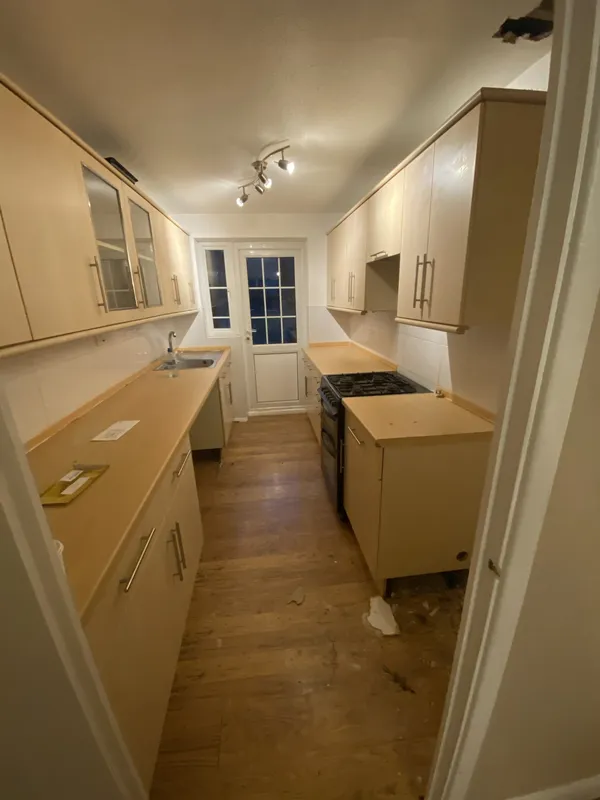 Kitchen before