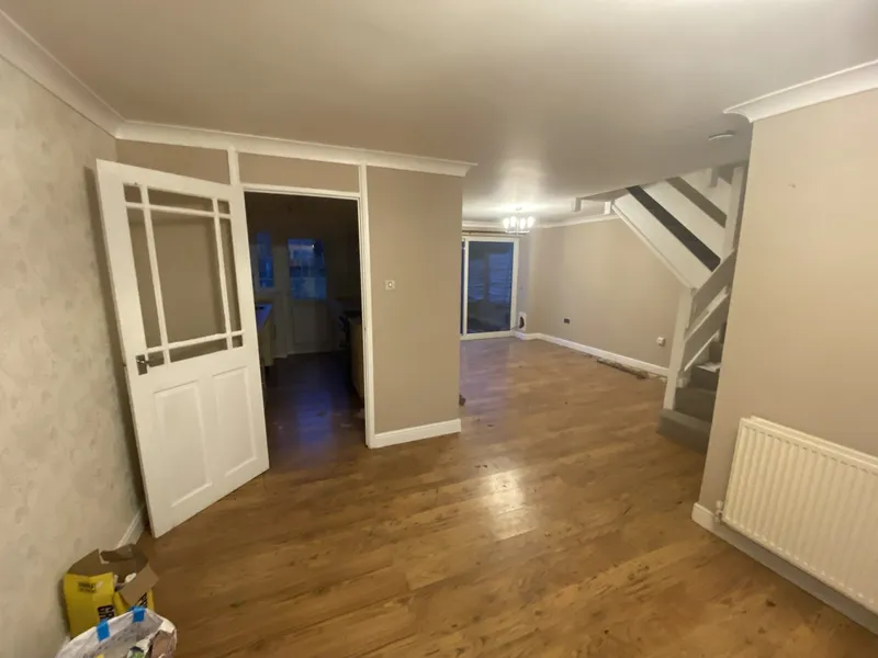 Living room before
