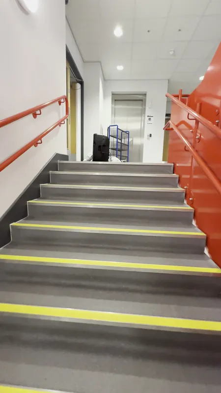 Up to the first floor