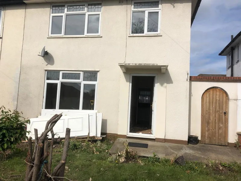 Front of the house before