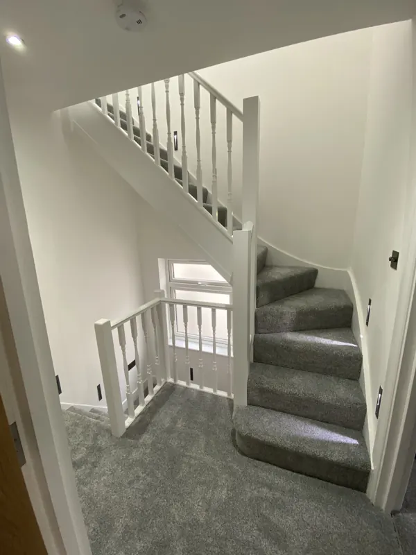 Landing and loft staircase in Edgware