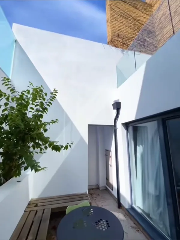 The courtyard, finished