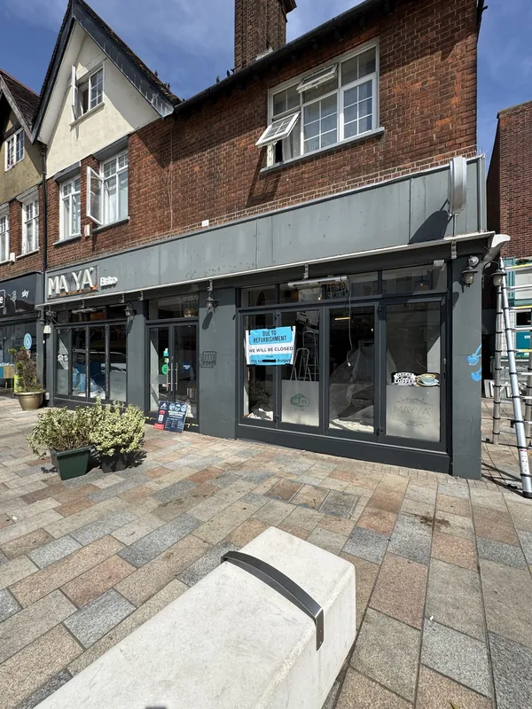Shopfront before the work