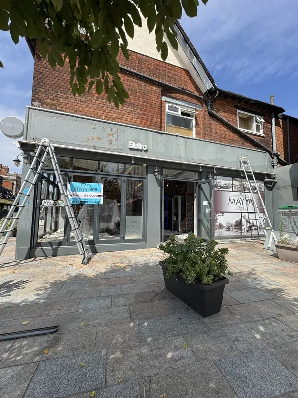 Old fascia coming down