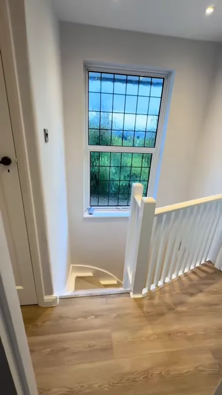 The landing — after
