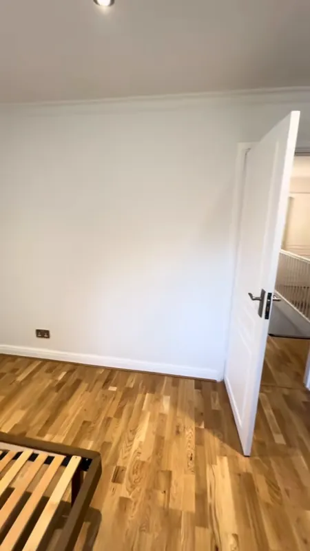 Looking to the door — after