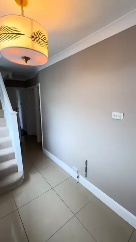 The finished hallway