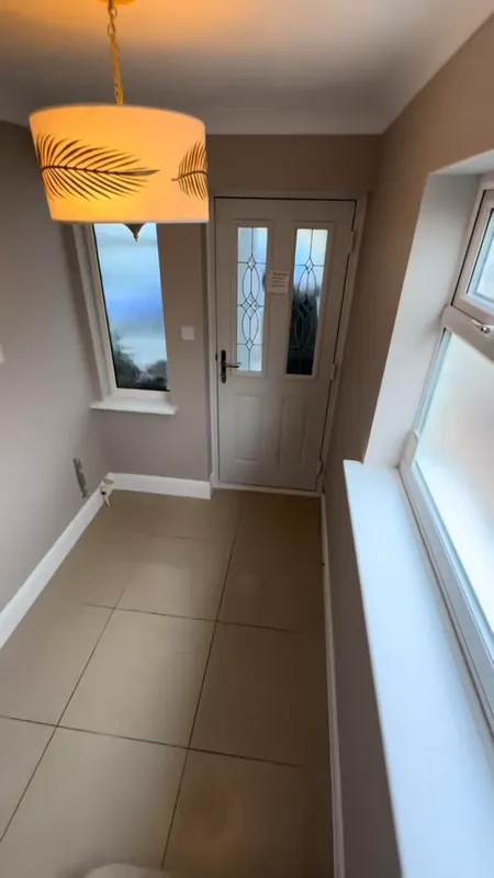 Hallway, Stairs & Living Room — Northwood