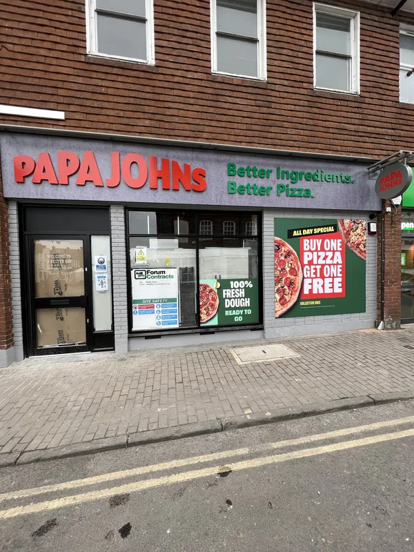 Shopfront and brickwork