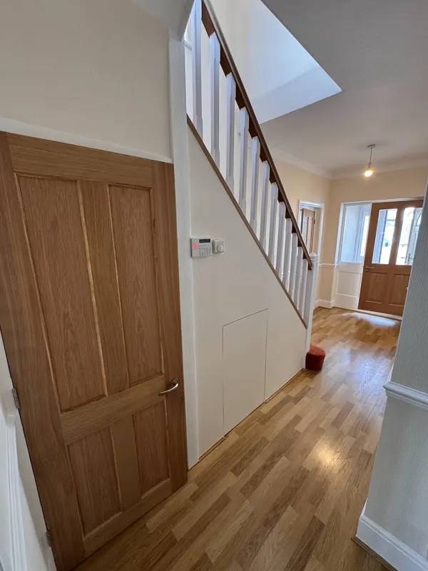 Understairs and hallway