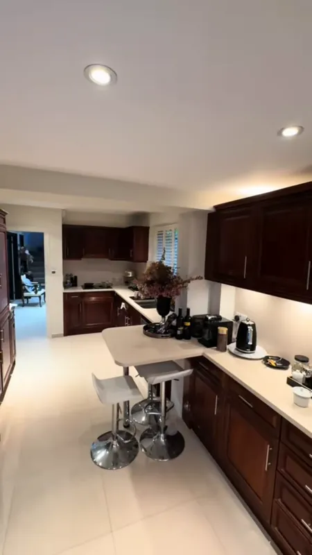 The finished kitchen