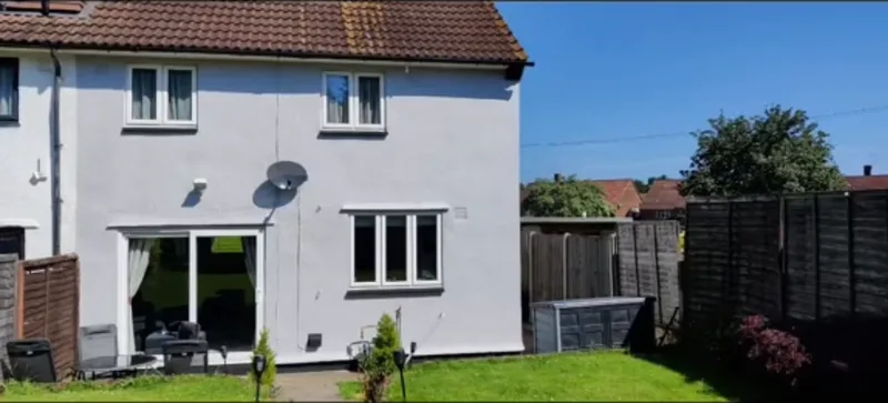 The back of the house — after