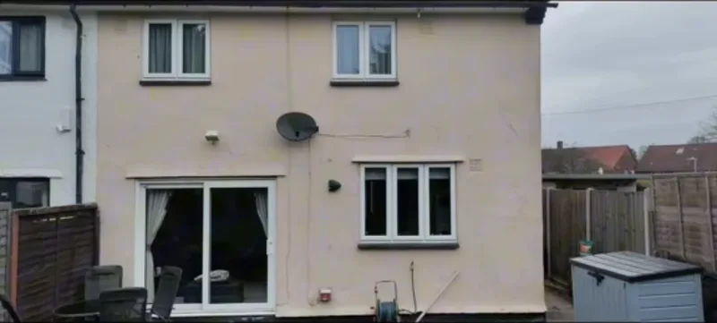 The back of the house — before