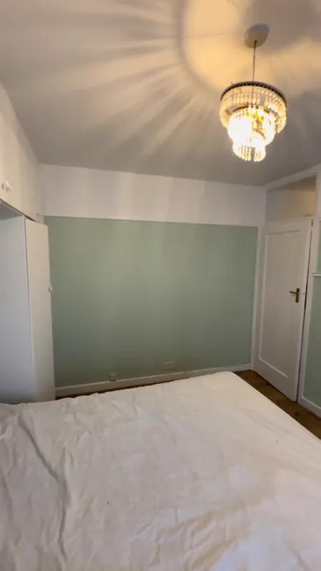 The finished bedroom