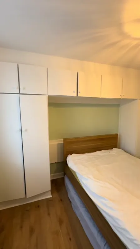Fitted wardrobes, freshly painted