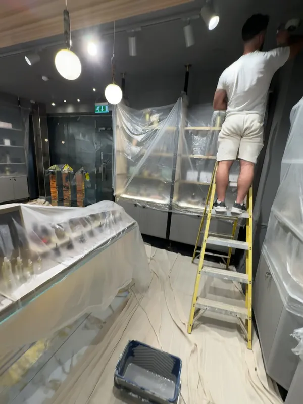 Painting the ceilings