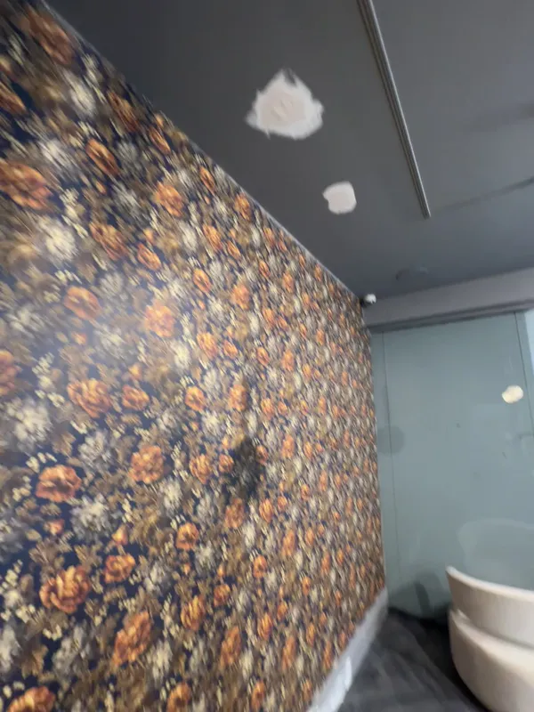 Walls filled and prepared