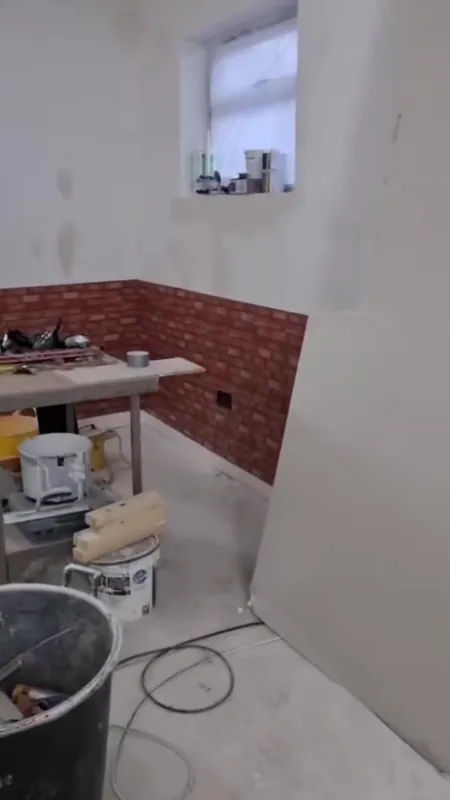 New walls up