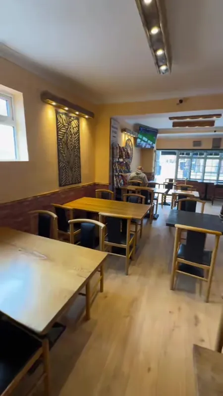 Seating by the front windows