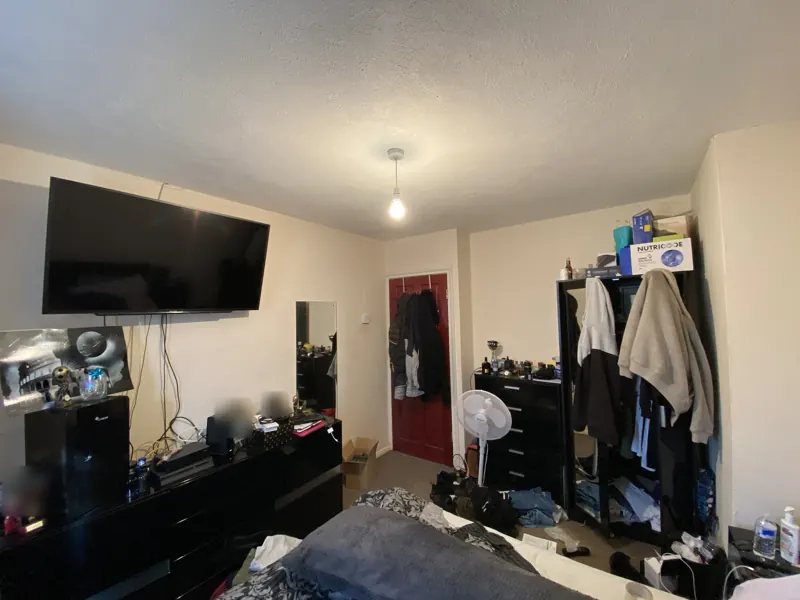 The bedroom before