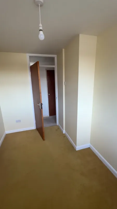 Another bedroom, from new plaster to fully decorated — after