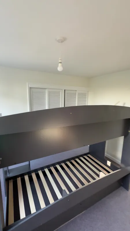 From bare plaster to a bright, finished bedroom — after